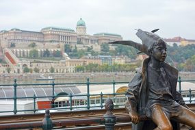 Budapest, Hungary, River, Figure