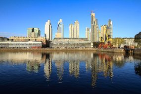 City, Architecture, Body Of Water