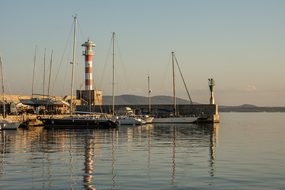 Lighthouse Port Burgas Beacon Burgas Bulga