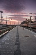 Train Train Station Travel Burgas Bulgaria