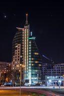 Sunset Hotel Urban Traffic City Night Burg