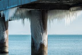 Snow, Sea, Winter, Nature, Blue, Water