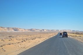 Desert, Safari, 4X4, Cairo, Egypt, Road