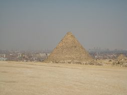 Pyramid Egypt Sandy Cairo Giza Ancient Egy
