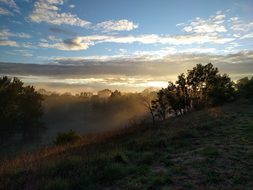 Sunrise Canberra Fog Australia Canberra Ca