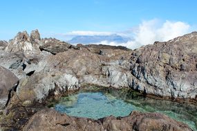 Table Mountain Sea Rock Cape Town Beach So