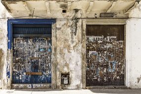 Doors, Architecture, Colonial, Grunge