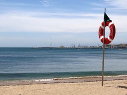 Beach, Lifebelt, Portugal, Cascais