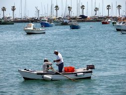Boot, Fischer, Portugal, Atlantic