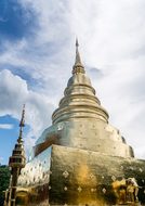 Wat Phra Temple Chiang Mai Thailand Golden