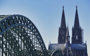 Architecture, Sky, Travel, Bridge, Dom