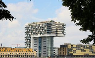 Kranhaus, Architecture, Cologne, Modern
