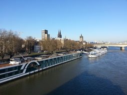 Cologne, Rhine, Panorama