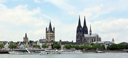 Cologne Cathedral Great St Martin Church O
