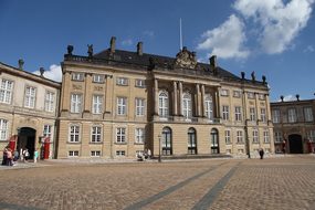Amalienborg Palace Copenhagen Denmark Mark