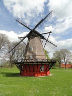 Copenhagen, Denmark, Landscape, Windmill