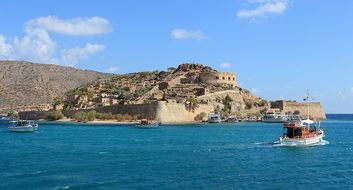 Crete Greece Spinalonga Island Leprosy Isl
