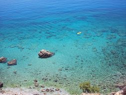 Sea Crete Summer Aegean Island Greece Gree