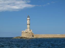 Lighthouse, Crete, Harbour Entrance