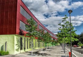 Darmstadt, Germany, School, Building