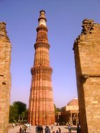 Qutub Minar Delhi India Landmark Culture R
