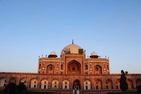 Humayun'S Tomb India Monument Delhi Buildi