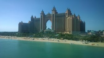 Dubai Palm Jumeirah Uae Tourism Hotel Luxu