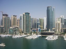 Dubai, Marina, View, Architecture