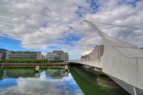 Bridge, Dublin, Harp, River, Ireland