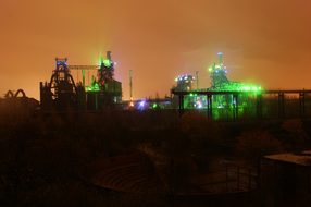 Industry, Night, Night Photograph