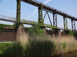 Duisburg, Bridge, Factory, Ruhr Area