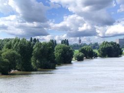Landscape, Düsseldorf, Rhine