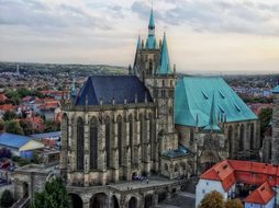 Erfurt, Germany, Cathedral, Church, City