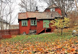 Cottage, Autumn, Torp, House