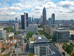 Frankfurt, Hesse, Germany, Skyline