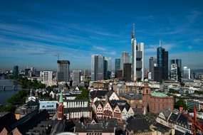 Frankfurt, Hesse, Germany, Skyline