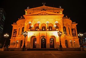 Frankfurt, Hesse, Germany, Old Opera