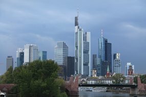 Skyline Frankfurt Mainhattan Town Center A