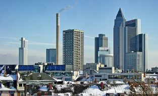 Frankfurt, Germany, City, Skyline