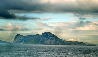 Gibraltar, Strait, Mountains, Cliff