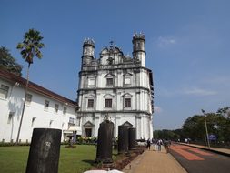 Church Historical Goa Building India Archi