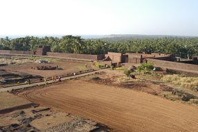 Fort, India, Goa, Indian, Landmark