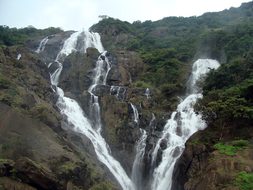 Dudhsagar Waterfall Dudh Sagar Goa Sahyadr