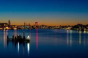 Gothenburg, Sweden, Mirroring, Night