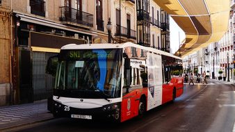 Spain, Granada, Transport, Bus, City