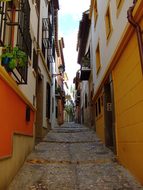 Street Lane Granada Andalusia Spain Granad