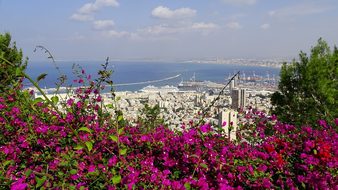 Israel Haifa Port Sky Clouds Israel Israel