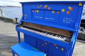 Piano Music Blue Port Canada Mywaterfront