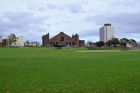 Field City Halifax Canada Sky Nature Halif