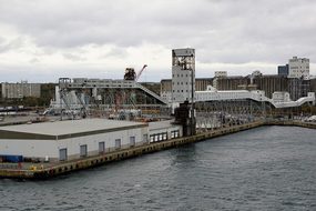 Port Halifax Canada Arhitecture Storm Wint